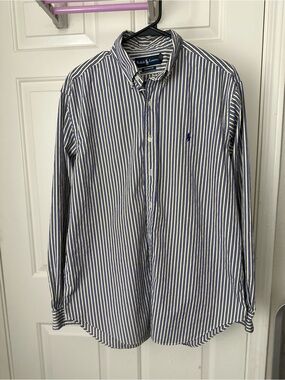 Ralph Lauren Vertical Stripe Button-Down Shirt